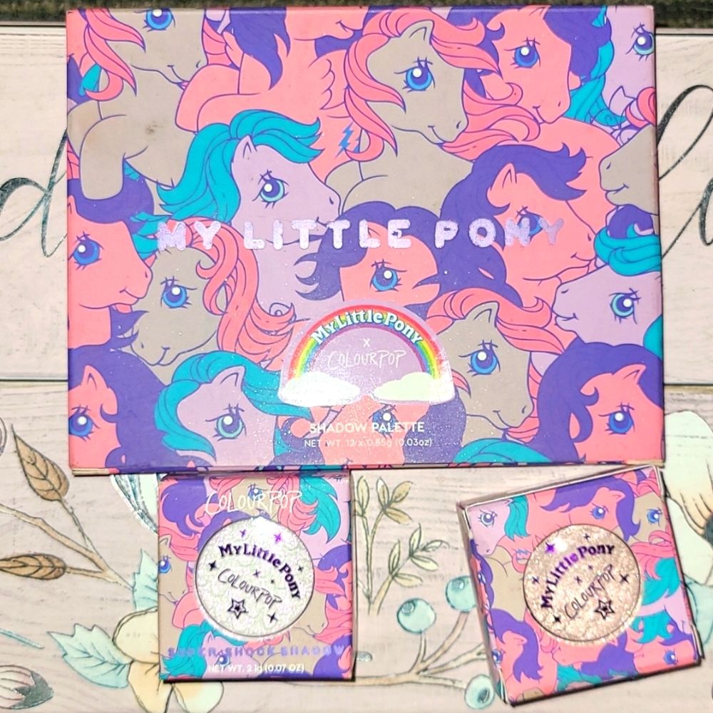 ColourPop Limited My Little Pony Edition. Like new, swatched.